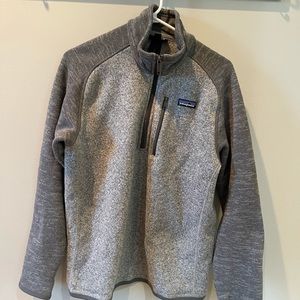 Mens medium Patagonia better sweater . Two tone grey/ nickel
